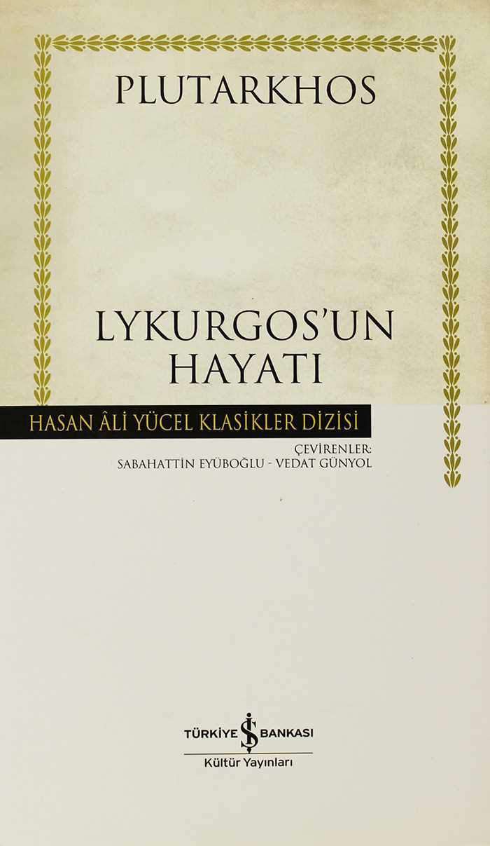Lykurgos'un Hayatı