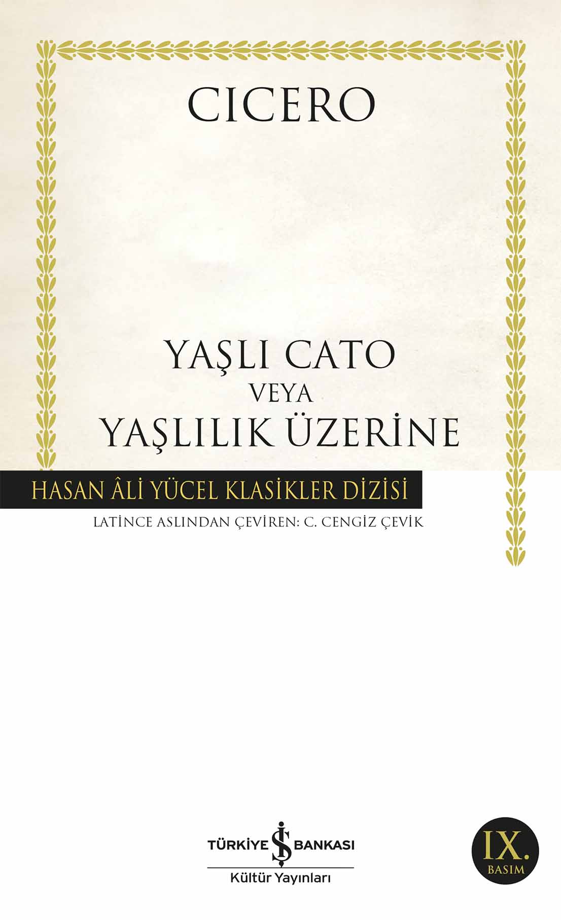 Yaşlı Cato ya da Yaşlılık Üzerine
